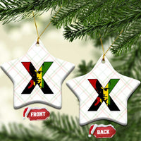 Malcolm X Ceramic Ornament African American Heritage Gift - Wonder Print Shop