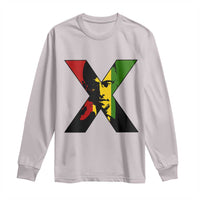 Malcolm X Long Sleeve Shirt African American Heritage Gift - Wonder Print Shop