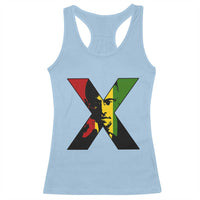 Malcolm X Racerback Tank Top African American Heritage Gift - Wonder Print Shop