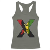 Malcolm X Racerback Tank Top African American Heritage Gift - Wonder Print Shop