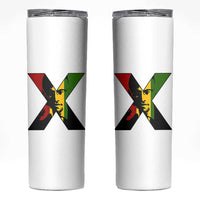 Malcolm X Skinny Tumbler African American Heritage Gift - Wonder Print Shop