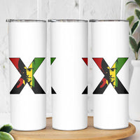 Malcolm X Skinny Tumbler African American Heritage Gift - Wonder Print Shop
