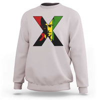 Malcolm X Sweatshirt African American Heritage Gift - Wonder Print Shop
