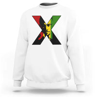 Malcolm X Sweatshirt African American Heritage Gift - Wonder Print Shop