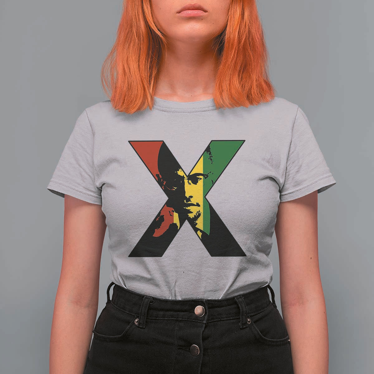 Malcolm X T Shirt For Women African American Heritage Gift - Wonder Print Shop