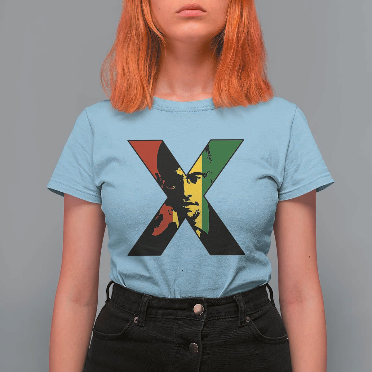 Malcolm X T Shirt For Women African American Heritage Gift - Wonder Print Shop
