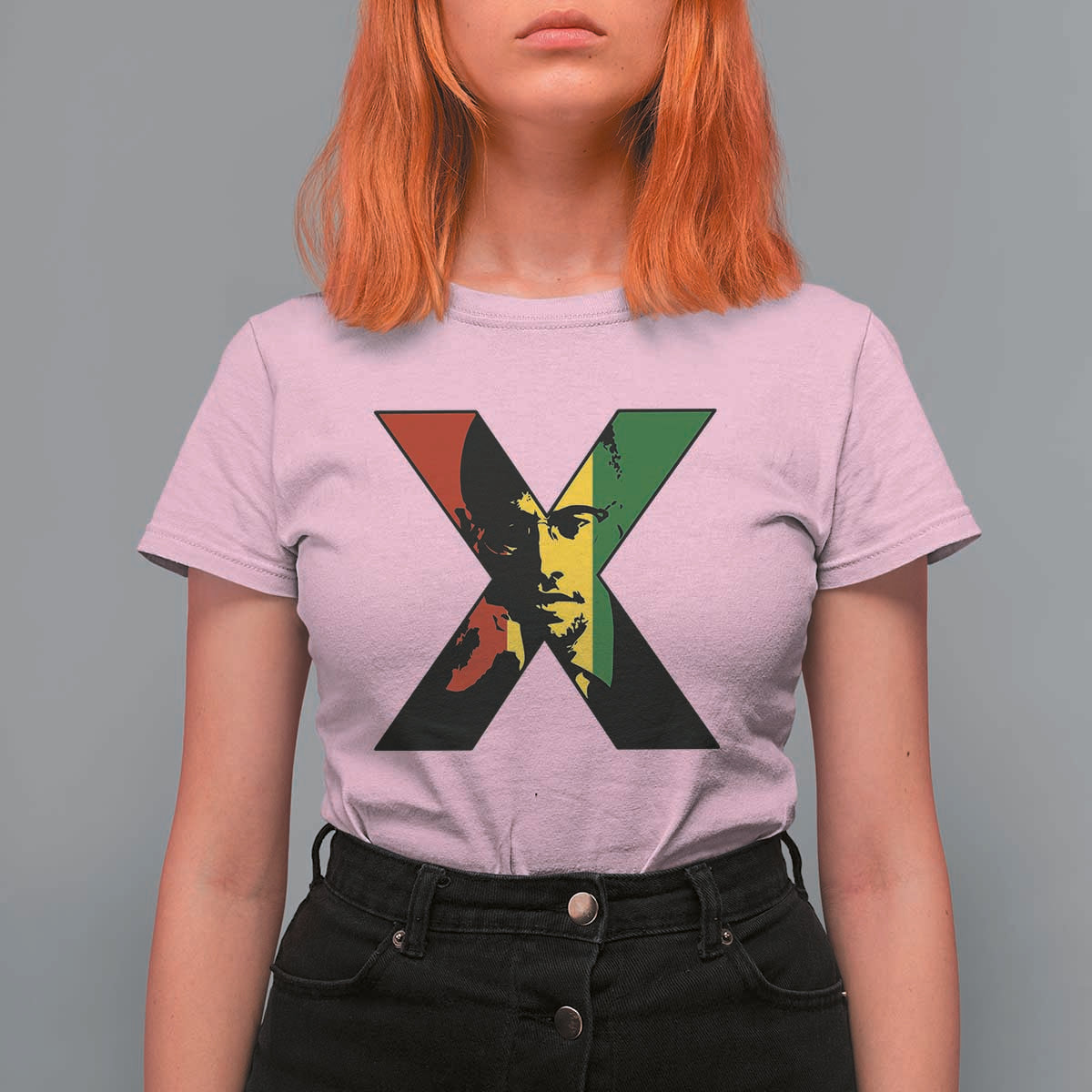 Malcolm X T Shirt For Women African American Heritage Gift - Wonder Print Shop