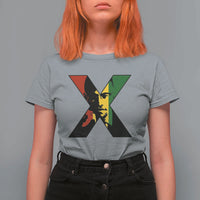 Malcolm X T Shirt For Women African American Heritage Gift - Wonder Print Shop
