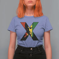 Malcolm X T Shirt For Women African American Heritage Gift - Wonder Print Shop