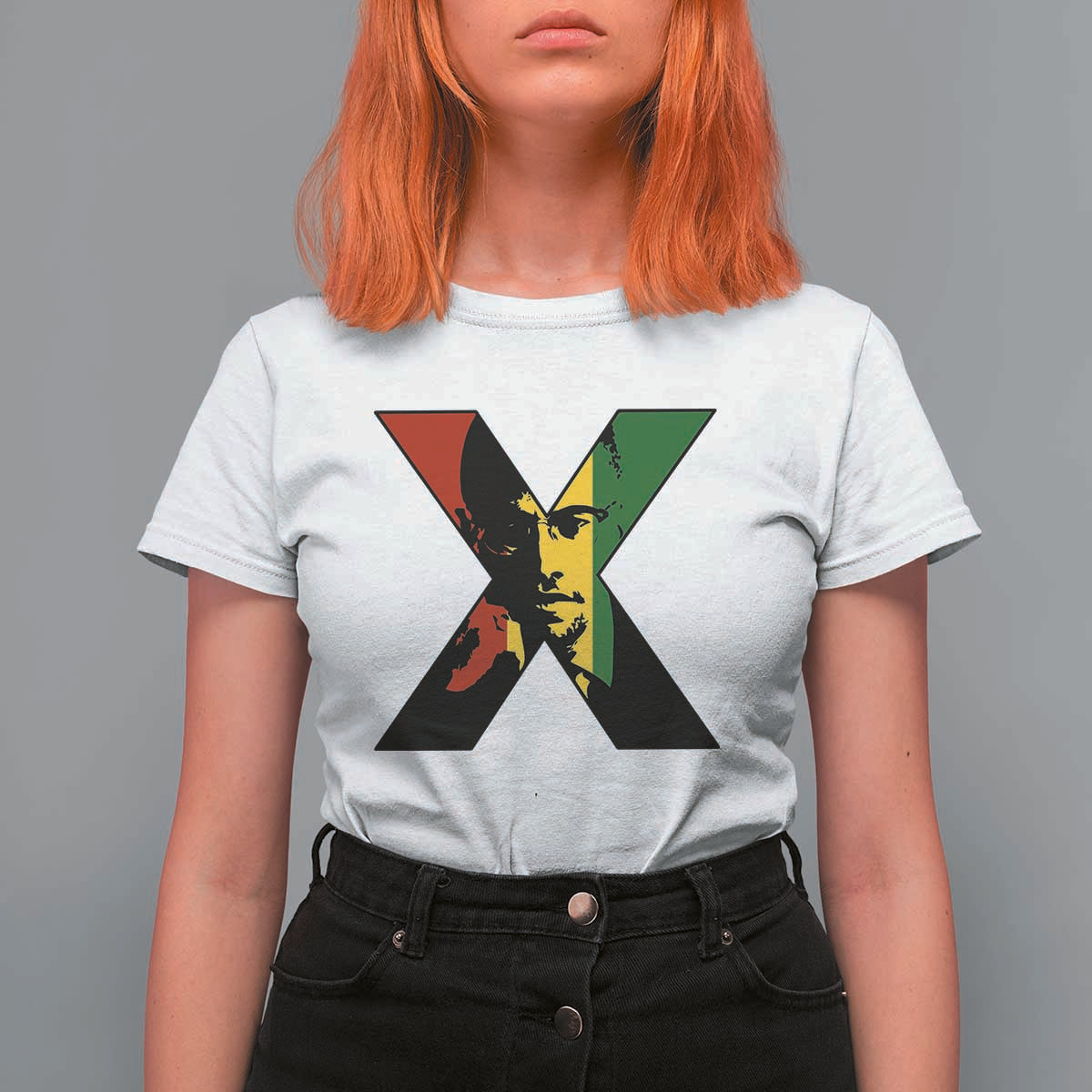 Malcolm X T Shirt For Women African American Heritage Gift - Wonder Print Shop