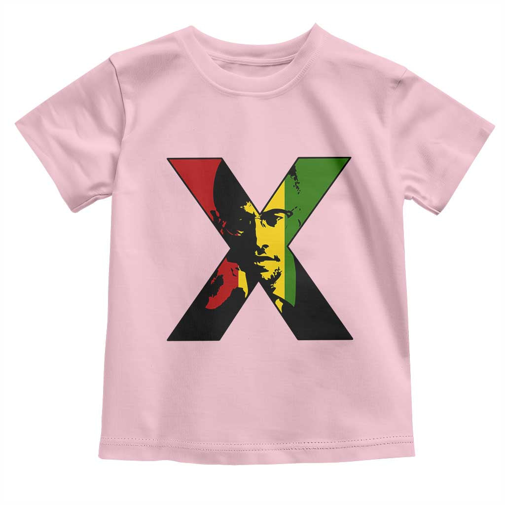 Malcolm X Toddler T Shirt African American Heritage Gift - Wonder Print Shop