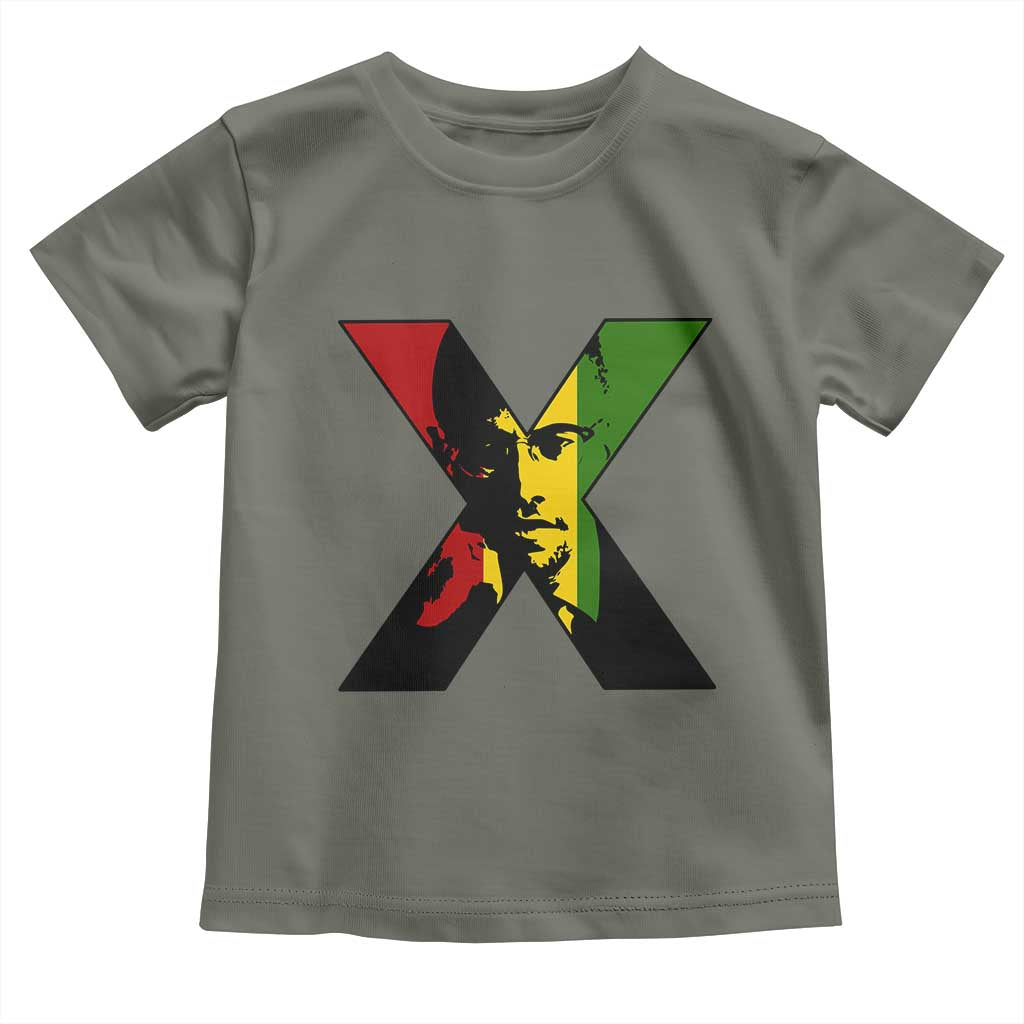Malcolm X Toddler T Shirt African American Heritage Gift - Wonder Print Shop