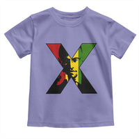 Malcolm X Toddler T Shirt African American Heritage Gift - Wonder Print Shop