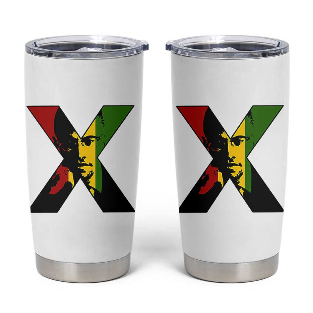 Malcolm X Tumbler Cup African American Heritage Gift - Wonder Print Shop