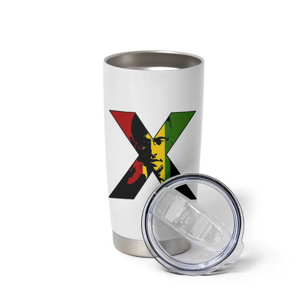 Malcolm X Tumbler Cup African American Heritage Gift - Wonder Print Shop