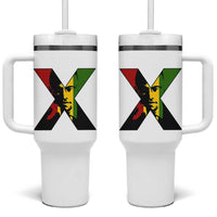Malcolm X Tumbler With Handle African American Heritage Gift - Wonder Print Shop