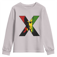 Malcolm X Youth Sweatshirt African American Heritage Gift - Wonder Print Shop