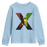 Malcolm X Youth Sweatshirt African American Heritage Gift - Wonder Print Shop