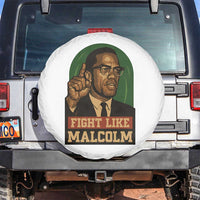Fight Like Malcolm X Spare Tire Cover Black History Month Inspirational Gift - Wonder Print Shop