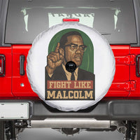 Fight Like Malcolm X Spare Tire Cover Black History Month Inspirational Gift - Wonder Print Shop