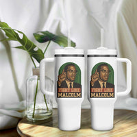 Fight Like Malcolm X Tumbler With Handle Black History Month Inspirational Gift - Wonder Print Shop