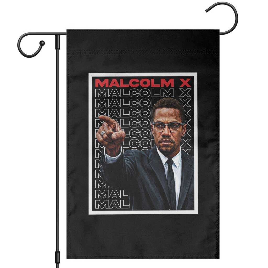 Malcolm X Legend Garden Flag African American Activist Legacy - Wonder Print Shop