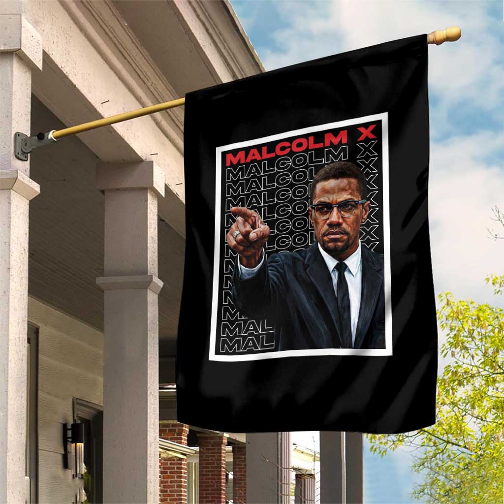 Malcolm X Legend Garden Flag African American Activist Legacy - Wonder Print Shop