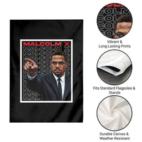 Malcolm X Legend Garden Flag African American Activist Legacy - Wonder Print Shop