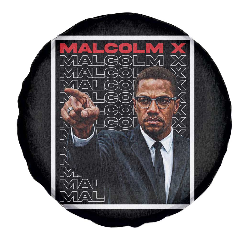 Malcolm X Legend Spare Tire Cover African American Activist Legacy - Wonder Print Shop