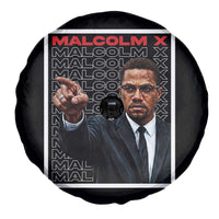 Malcolm X Legend Spare Tire Cover African American Activist Legacy - Wonder Print Shop