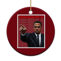 Malcolm X Legend Ceramic Ornament African American Activist Legacy - Wonder Print Shop