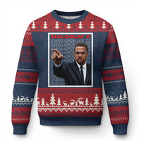 Malcolm X Legend Ugly Christmas Sweater African American Activist Legacy - Wonder Print Shop
