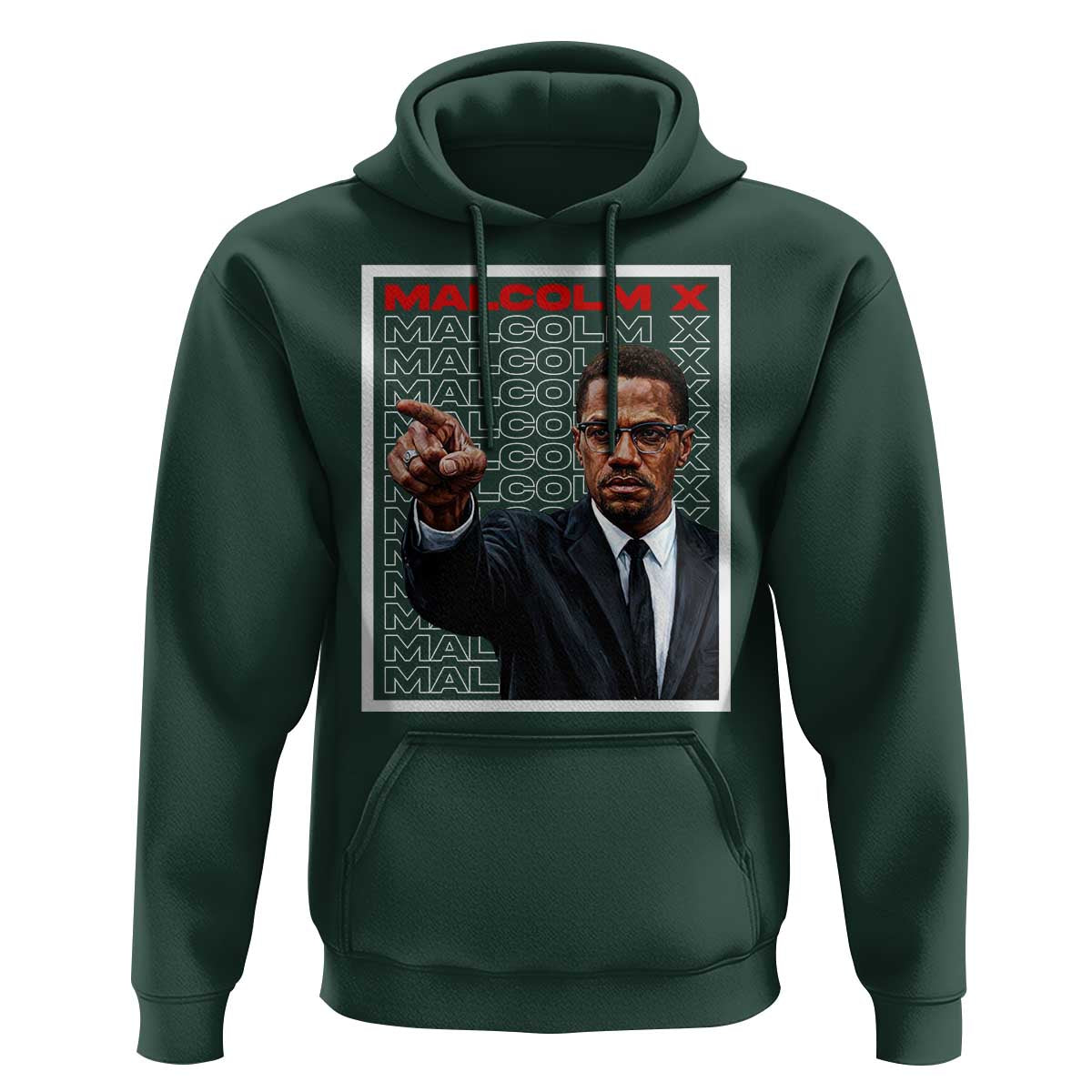 Malcolm X Legend Hoodie African American Activist Legacy - Wonder Print Shop
