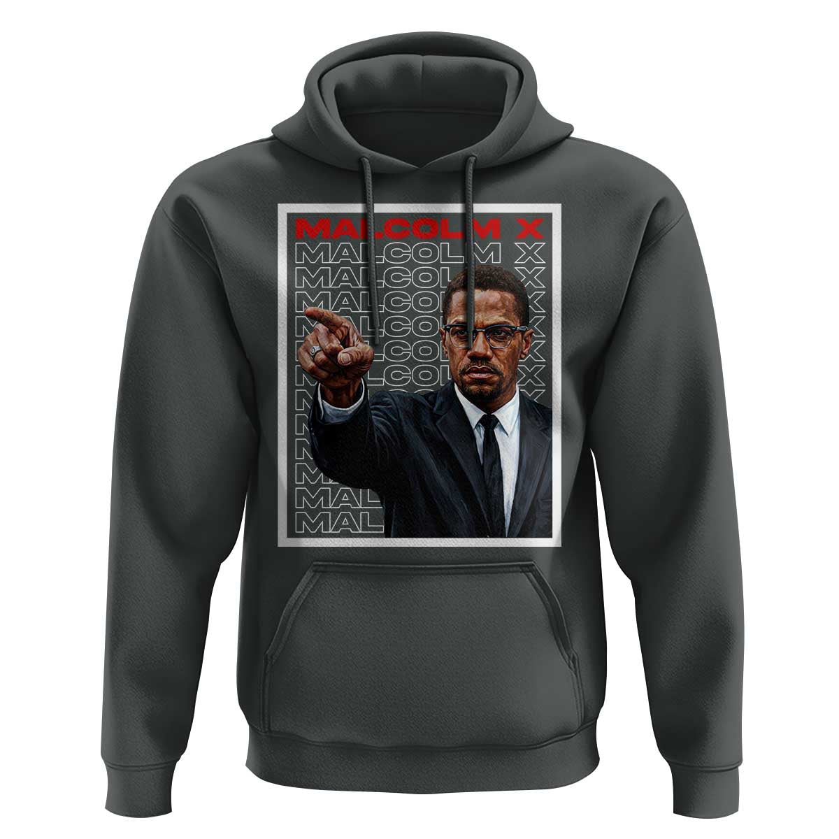 Malcolm X Legend Hoodie African American Activist Legacy - Wonder Print Shop