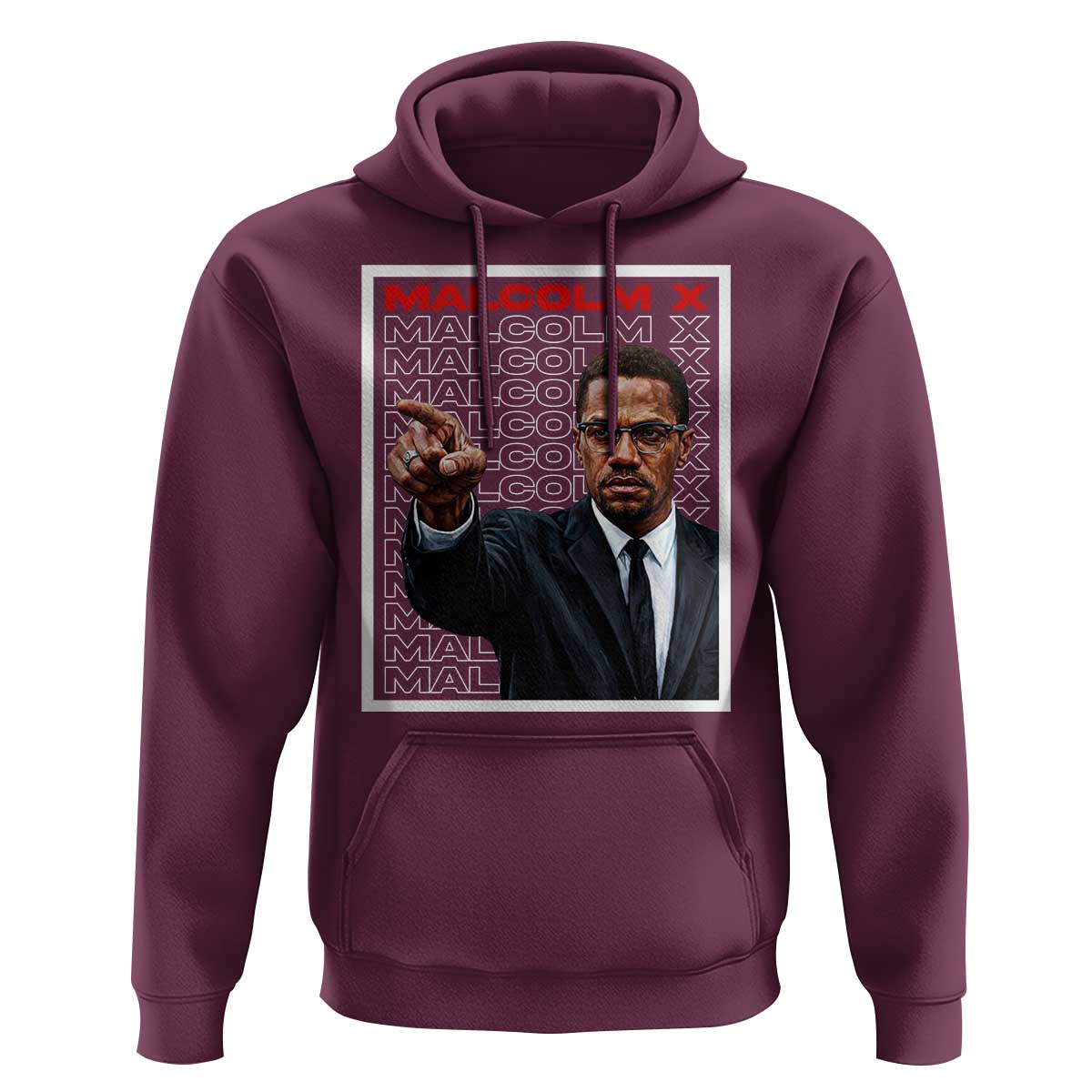Malcolm X Legend Hoodie African American Activist Legacy - Wonder Print Shop
