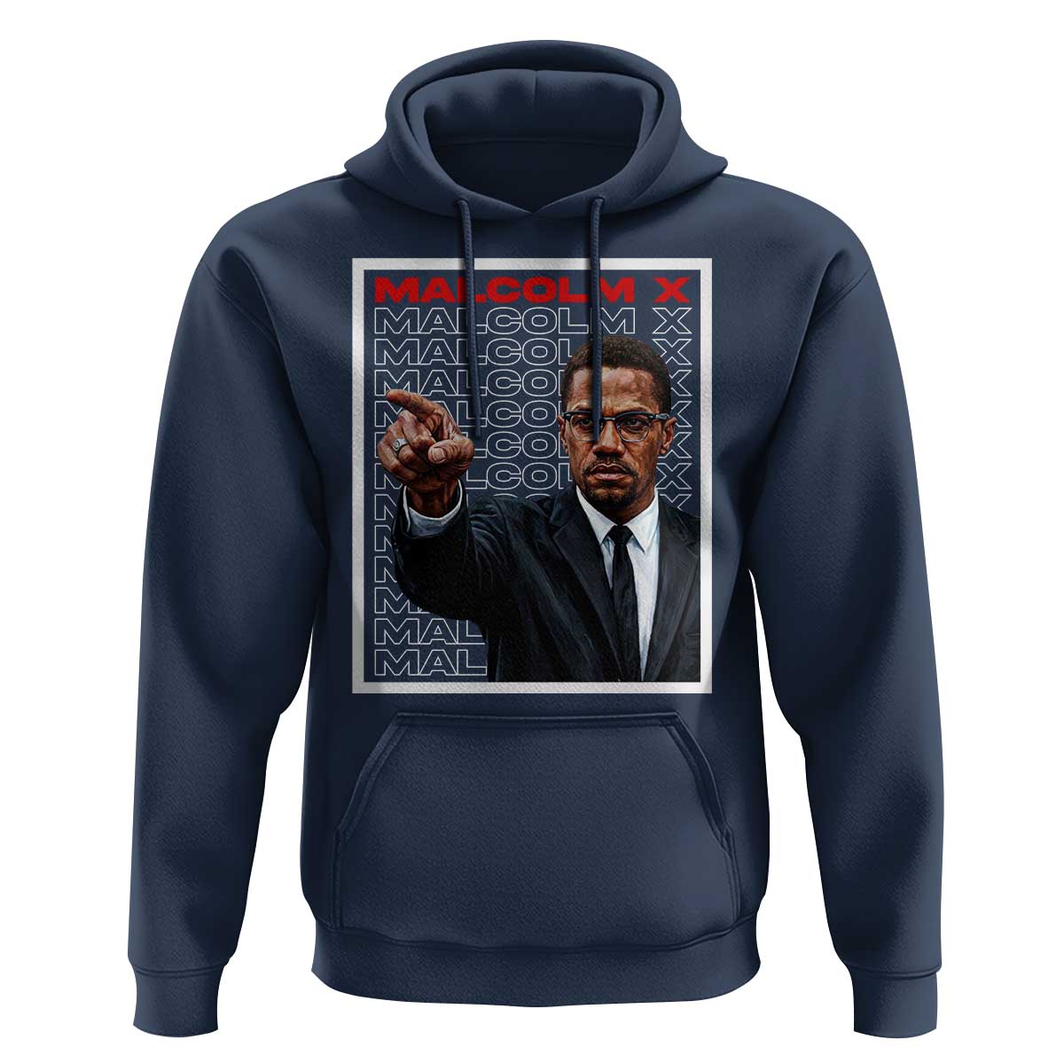 Malcolm X Legend Hoodie African American Activist Legacy - Wonder Print Shop