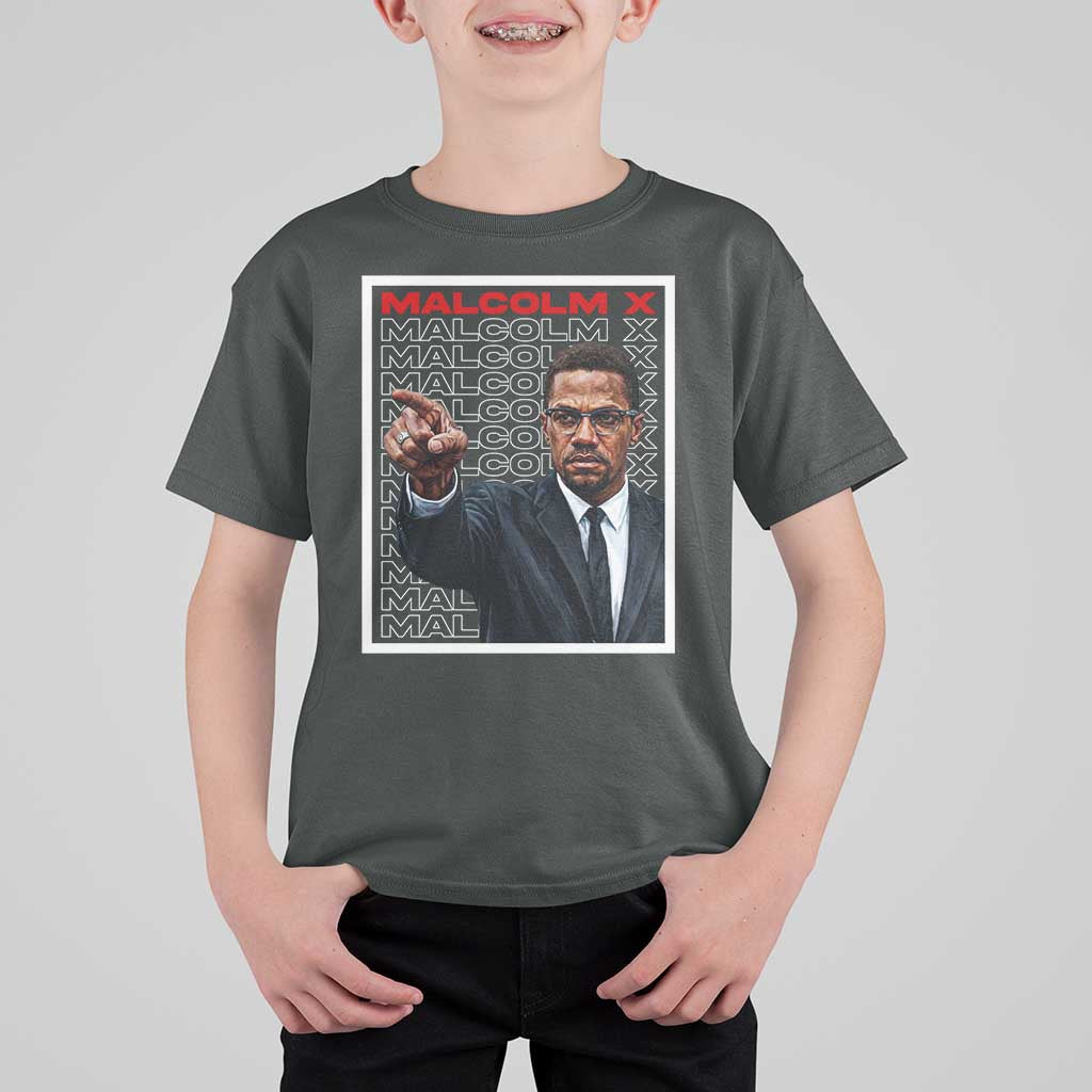 Malcolm X Legend T Shirt For Kid African American Activist Legacy - Wonder Print Shop
