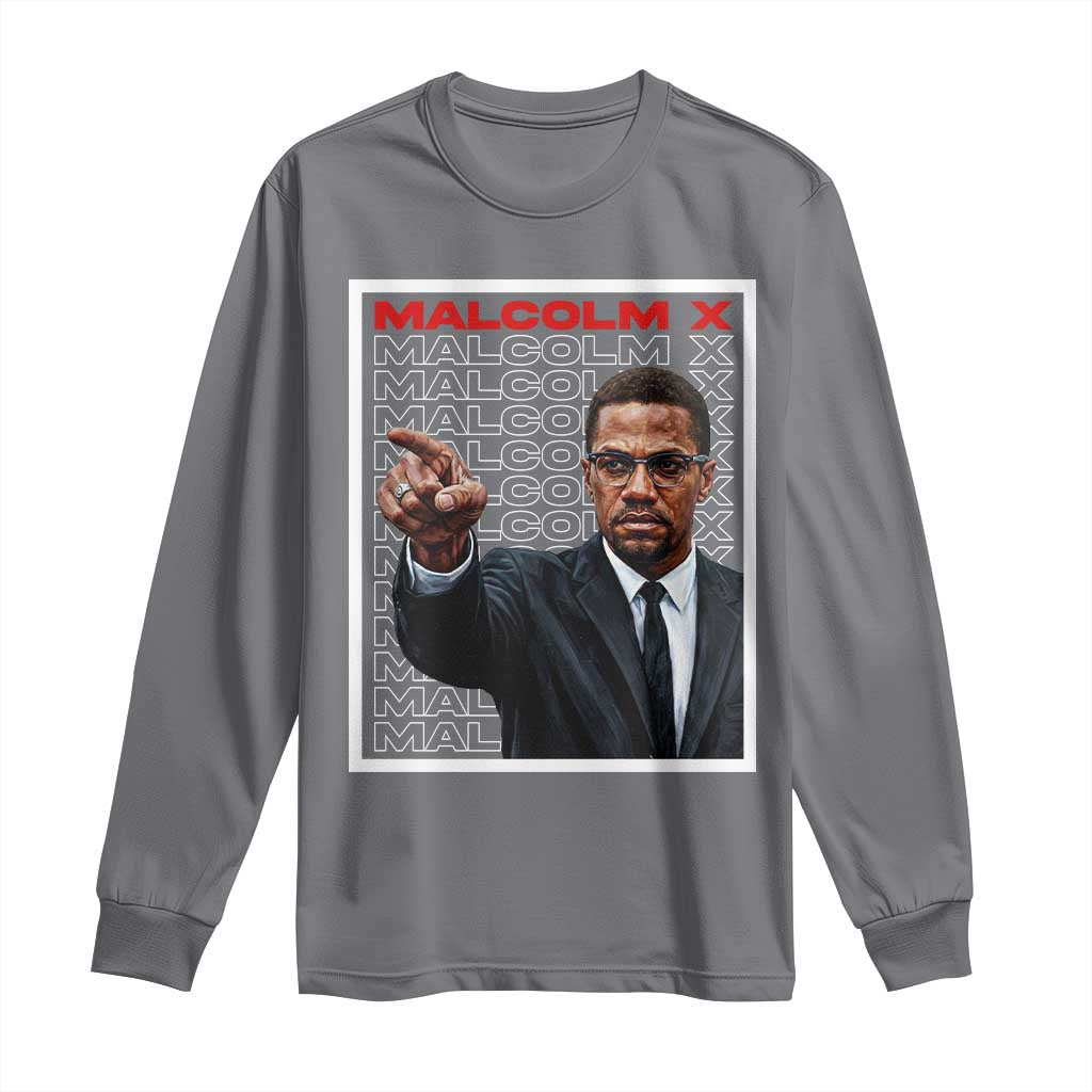 Malcolm X Legend Long Sleeve Shirt African American Activist Legacy - Wonder Print Shop