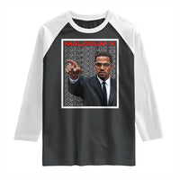 Malcolm X Legend Raglan Shirt African American Activist Legacy - Wonder Print Shop