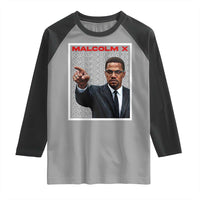 Malcolm X Legend Raglan Shirt African American Activist Legacy - Wonder Print Shop