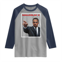 Malcolm X Legend Raglan Shirt African American Activist Legacy - Wonder Print Shop