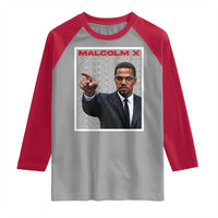 Malcolm X Legend Raglan Shirt African American Activist Legacy - Wonder Print Shop