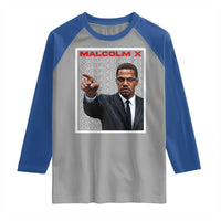 Malcolm X Legend Raglan Shirt African American Activist Legacy - Wonder Print Shop