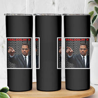 Malcolm X Legend Skinny Tumbler African American Activist Legacy - Wonder Print Shop