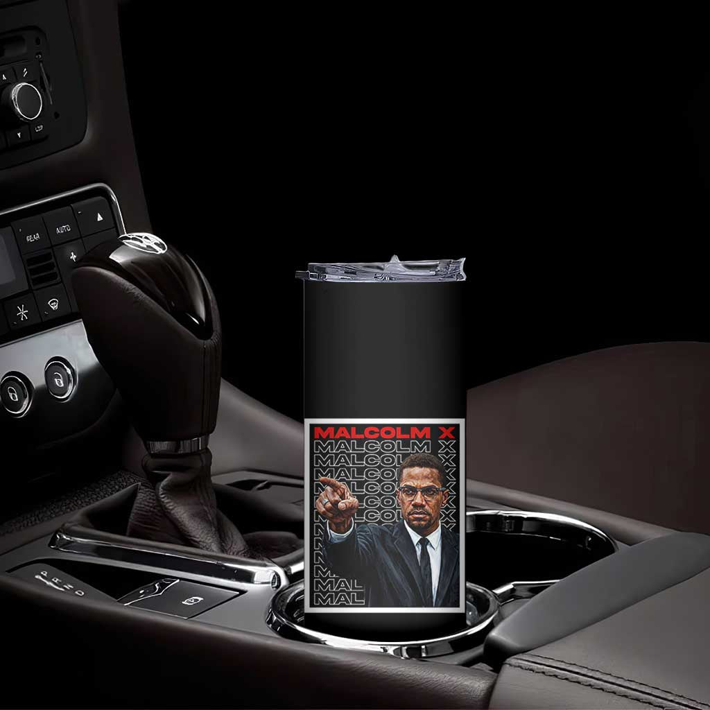 Malcolm X Legend Skinny Tumbler African American Activist Legacy - Wonder Print Shop