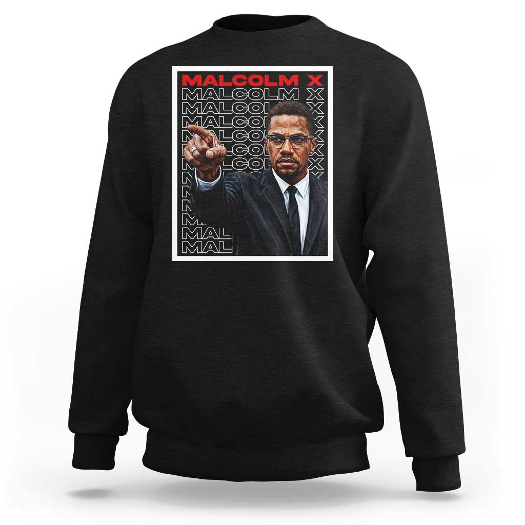 Malcolm X Legend Sweatshirt African American Activist Legacy - Wonder Print Shop