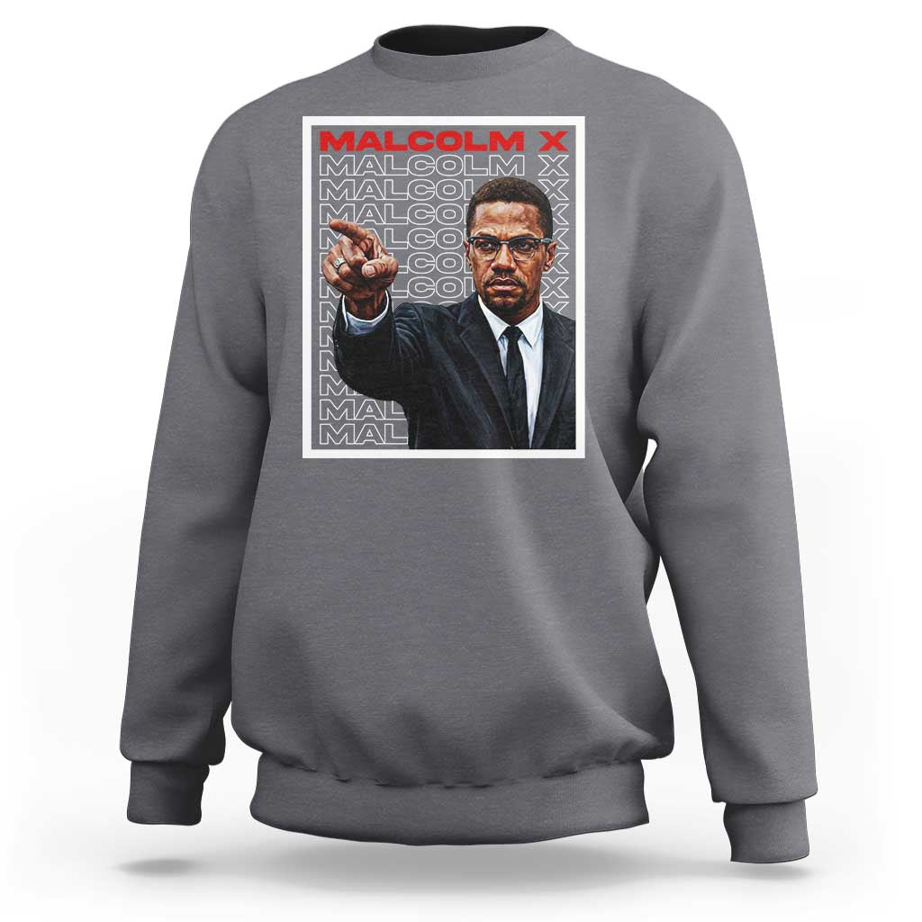 Malcolm X Legend Sweatshirt African American Activist Legacy - Wonder Print Shop