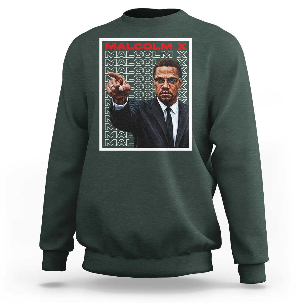 Malcolm X Legend Sweatshirt African American Activist Legacy - Wonder Print Shop