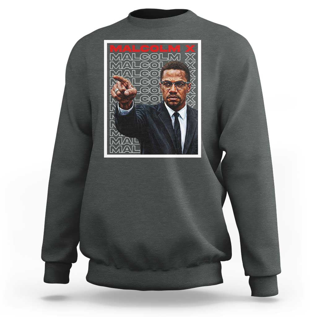 Malcolm X Legend Sweatshirt African American Activist Legacy - Wonder Print Shop