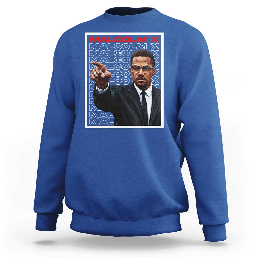 Malcolm X Legend Sweatshirt African American Activist Legacy - Wonder Print Shop